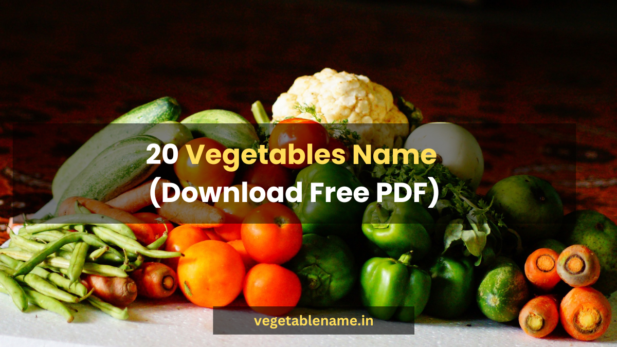 20 Vegetables Name