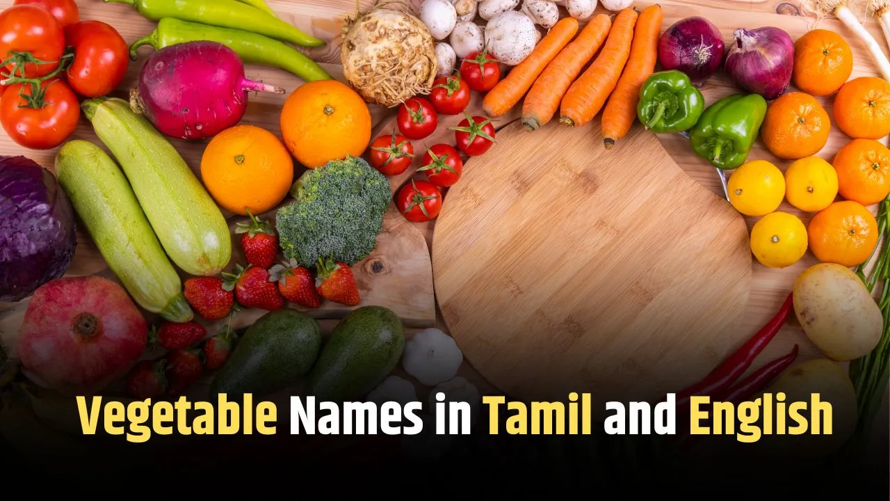 Vegetable Names in Tamil and English